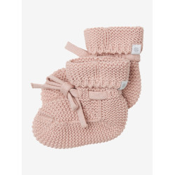 Adītas zīdaiņu čībiņas Noppies Nelson Rose Smoke One Size (24N5013)