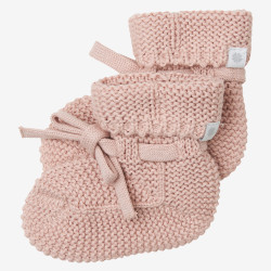 Adītas zīdaiņu čībiņas Noppies Nelson Rose Smoke One Size (24N5013)