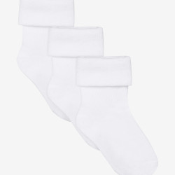 Noppies unisex zeķes, 3 pāru komplekts (White)