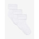 Noppies unisex zeķes, 3 pāru komplekts (White)