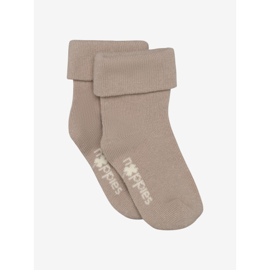 Noppies unisex zeķes, 3 pāru komplekts (Oatmeal)