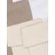 Noppies unisex zeķes, 3 pāru komplekts (Oatmeal)