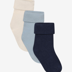 Noppies unisex zeķes, 3 pāru komplekts (Black Iris)