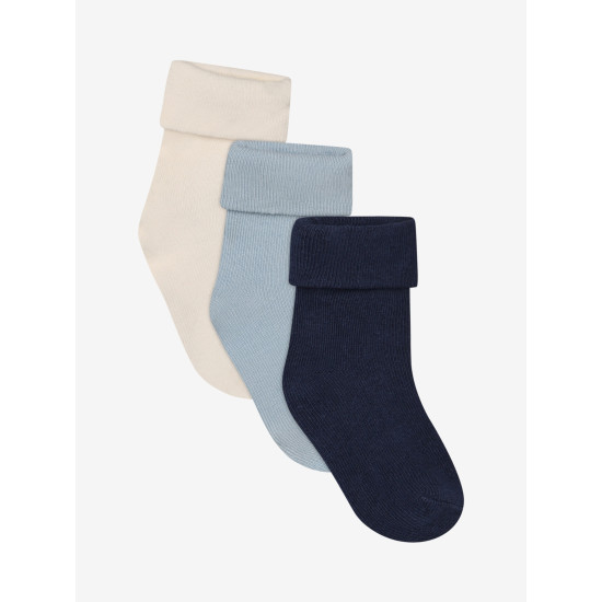 Noppies unisex zeķes, 3 pāru komplekts (Black Iris)
