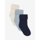 Noppies unisex zeķes, 3 pāru komplekts (Black Iris)