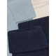 Noppies unisex zeķes, 3 pāru komplekts (Black Iris)