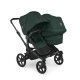 Bugaboo Donkey 6 Duo, tekstīls Fern Green, kapuce Fern Green