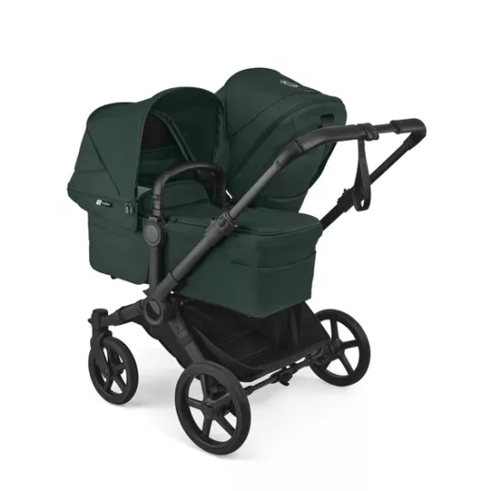 Bugaboo Donkey 6 Duo, tekstīls Fern Green, kapuce Fern Green
