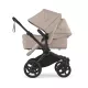 Bugaboo Donkey 6 Duo, tekstīls Desert Taupe Melange, kapuce Desert Taupe Melange