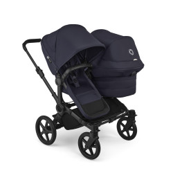 Bugaboo Donkey 6 Duo, tekstīls Deep Indigo, kapuce Deep Indigo