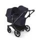 Bugaboo Donkey 6 Duo, tekstīls Deep Indigo, kapuce Deep Indigo