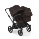 Bugaboo Donkey 6 Duo, tekstīls Cocoa Brown, kapuce Cocoa Brown