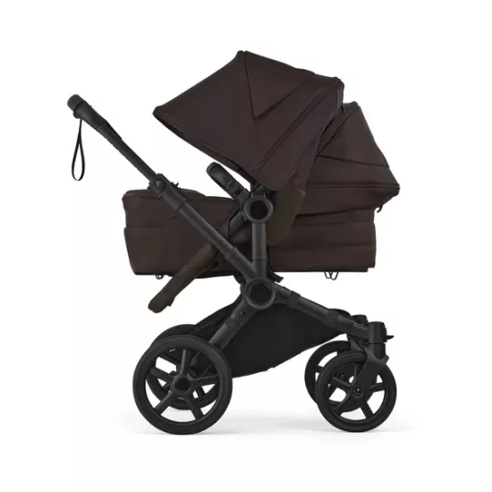 Bugaboo Donkey 6 Duo, tekstīls Cocoa Brown, kapuce Cocoa Brown