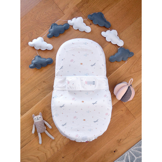Ergonomiskais kokons Cocoonababy Red Castle - Happy Fox