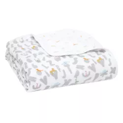 aden + anais essentials Muslin Blanket – Alphabet Animals