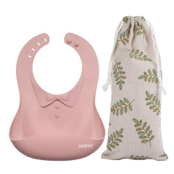 Haakaa Silikona Bērnu Priekšautiņš - Blush