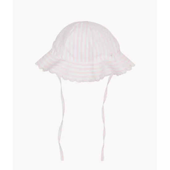 Cepure Livly Stripes Picot Sun Hat Baby Pink