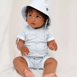 Livly Stripes Sun Hat Baby Blue