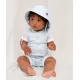 Cepure Livly Stripes Sun Hat Baby Blue