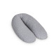 CebaBaby PHYSIO Multi daudzfunkcionāls grūtnieču un barošanas spilvens Jersey Grey Stars