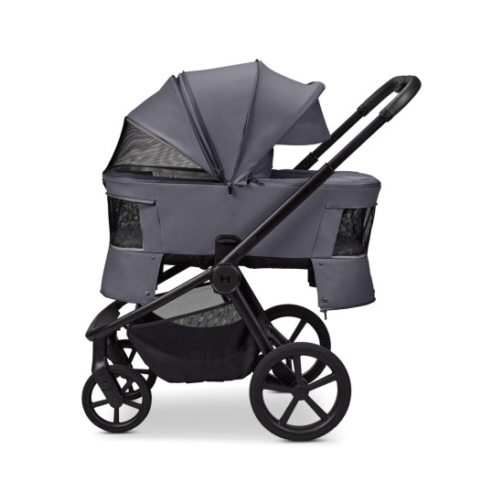 Moon Resea Fold 2-in-1 bērnu rati ar kulbu un sporta daļu Graphite