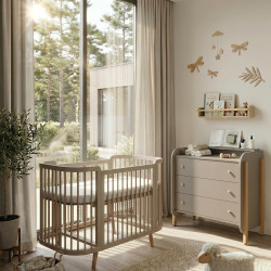 Gulta Boho Total Light Cold Beige+ kumode Nika Cold beige/natural legs