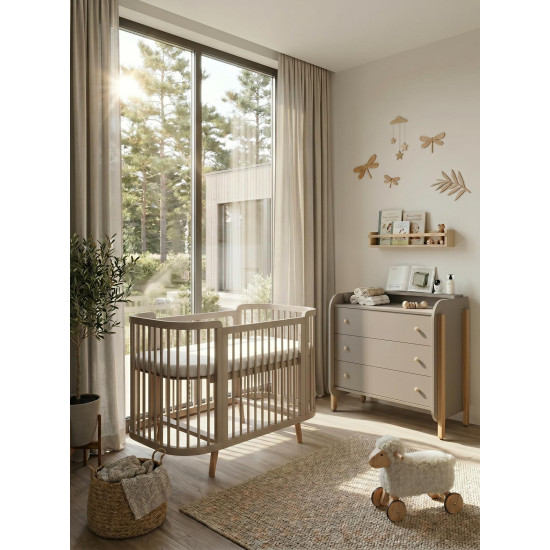 Gulta Boho Total Light Cold Beige+ kumode Nika Cold beige/natural legs
