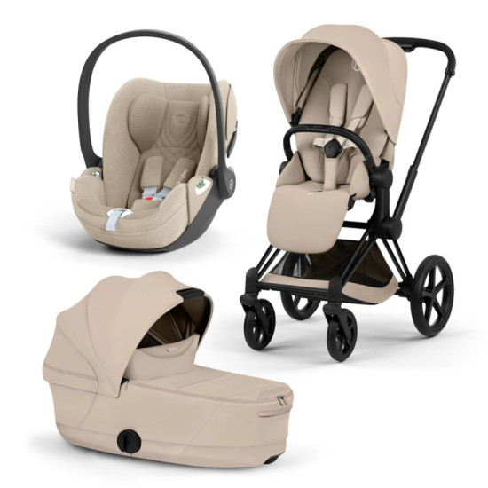 Cybex Priam Comfort 3in1 Matt Black/Cozy Beige