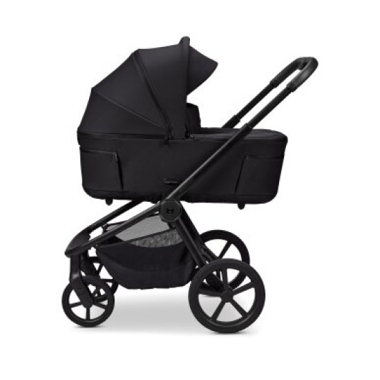 Moon Resea Fold 2-in-1 bērnu rati ar kulbu un sporta daļu Onyx