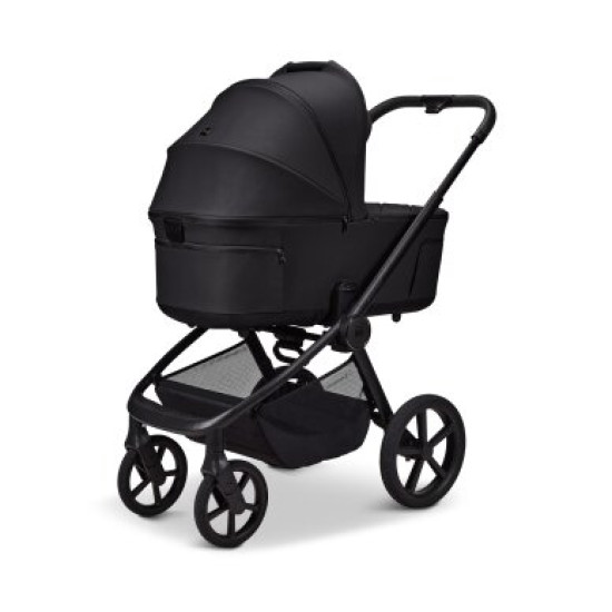 Moon Resea Fold 2-in-1 bērnu rati ar kulbu un sporta daļu Onyx