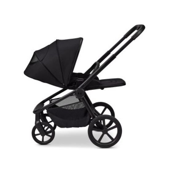 Moon Resea Fold 2-in-1 bērnu rati ar kulbu un sporta daļu Onyx