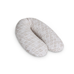 CebaBaby PHYSIO Multi Maternity & Nursing Pillow Jersey Brown Leaves