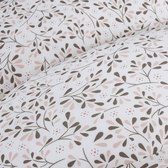 CebaBaby PHYSIO Multi daudzfunkcionāls grūtnieču un barošanas spilvens Jersey Tiny Leaves