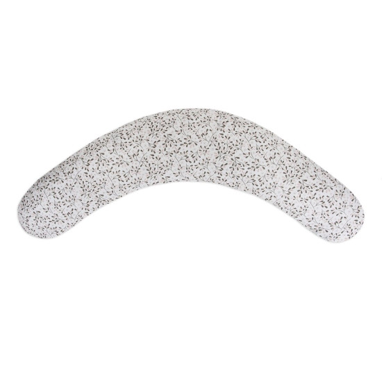CebaBaby PHYSIO Multi daudzfunkcionāls grūtnieču un barošanas spilvens Jersey Tiny Leaves