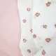 Meyco Baby muslīnu autiņu komplekts Mini Panther Soft Pink (3 gab., 30x30 cm)
