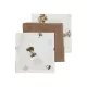 Meyco Baby muslīnu autiņu komplekts Mini  Forest Animals Toffee (3 gab., 30x30 cm)