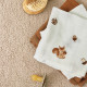 Meyco Baby muslīnu autiņu komplekts Mini  Forest Animals Toffee (3 gab., 30x30 cm)