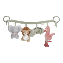 Игрушка для автокресла\коляски Little Dutch "Safari Friends" GRS