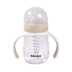 2-IN-1 BOTTLE TO SIPPY LEARNIN, Clay Earth