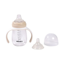2-IN-1 BOTTLE TO SIPPY LEARNIN, Clay Earth