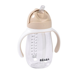 BEABA 300 ML Straw Cup Clay Earth