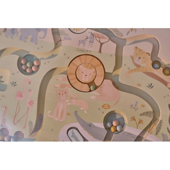 Магнитный лабиринт Little Dutch «Safari Friends» FSC