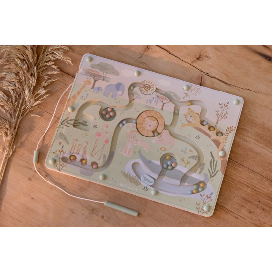 Магнитный лабиринт Little Dutch «Safari Friends» FSC