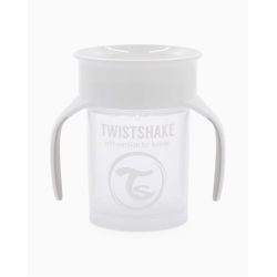 Twistshake 360°  Mācību Krūze 230 ml, 6+ mēneši, White