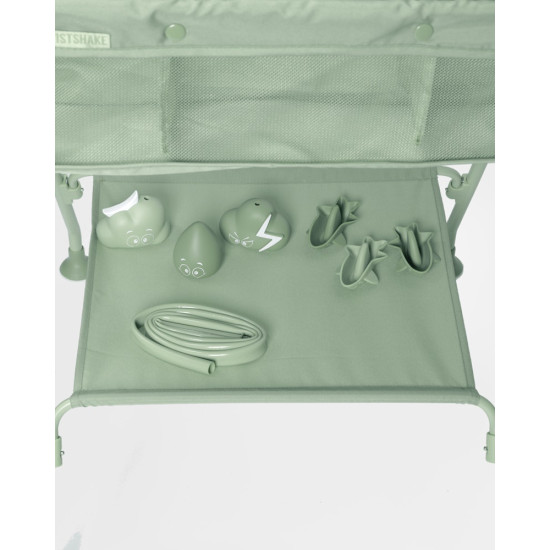Vanniņa Ar Statīvu Twistshake Luxury Bath Kit Soft Sage Limited Edition