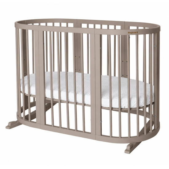 Ovāla bērnu gultiņa Transformers Ingvart Smart Bed Cold Beige