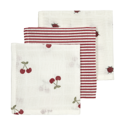 Набор муслиновых пелёнок Meyco Baby Girly Garden Multicolour (3 шт, 30x30 см)