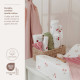 Meyco Baby muslīnu autiņu komplekts Girly Garden Multicolour (3 gab., 30x30 cm)
