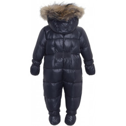 Bērnu kombinezons ar kažokādu Ver de Terre, Navy Blue