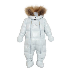 Bērnu kombinezons ar kažokādu Ver de Terre, Baby Blue